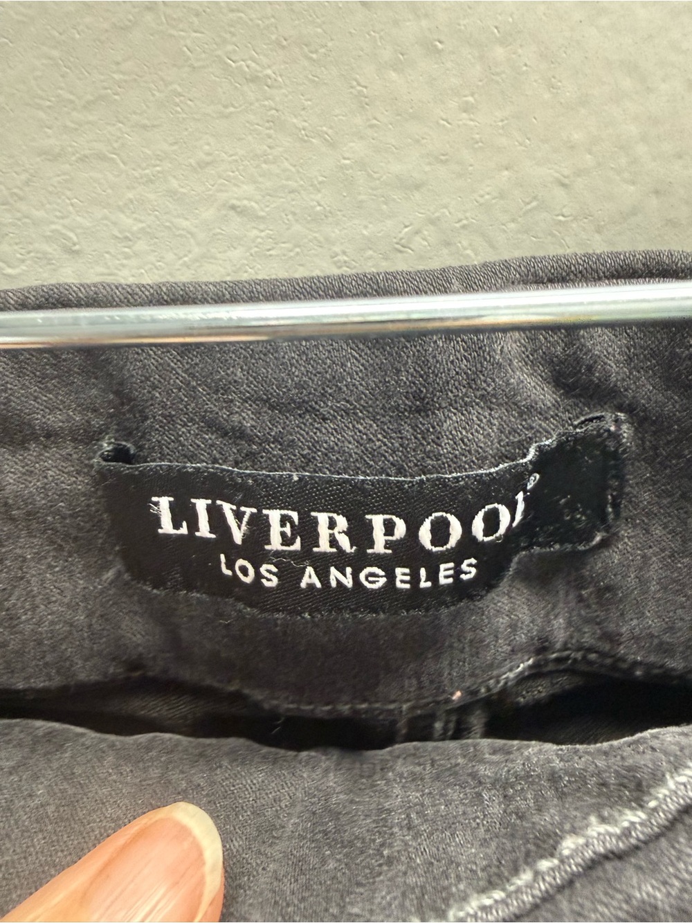 Liverpool Women's Charcoal Gray Pull-On Jeggings - Picture 2 of 5
